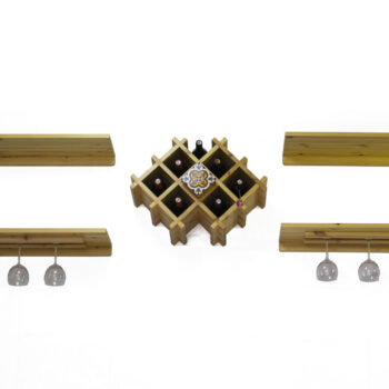 BERRINA - Wall-mounted Wine Rack & Shelving