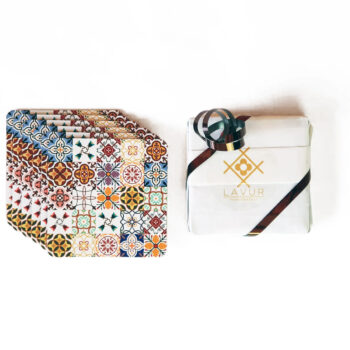 Tile Collage Coasters - Set of 6