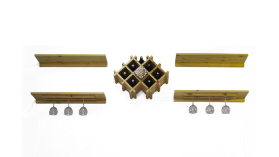 Four shelves - front - Edited